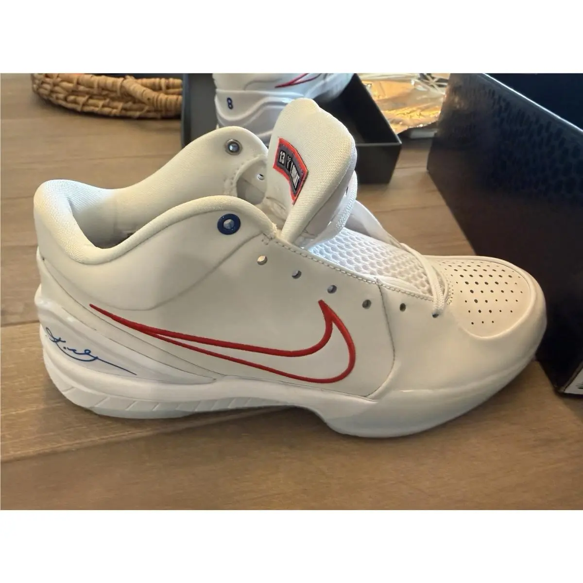 Nike Kobe 4 Draft Day Pack 1 Philadelphia Men Size 6 Women Size 7.5 IV6585-900