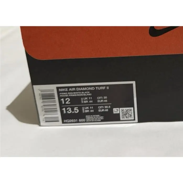 Nike shoes - Nike Air Diamond Turf 2 - HQ2631-600 - Red 7