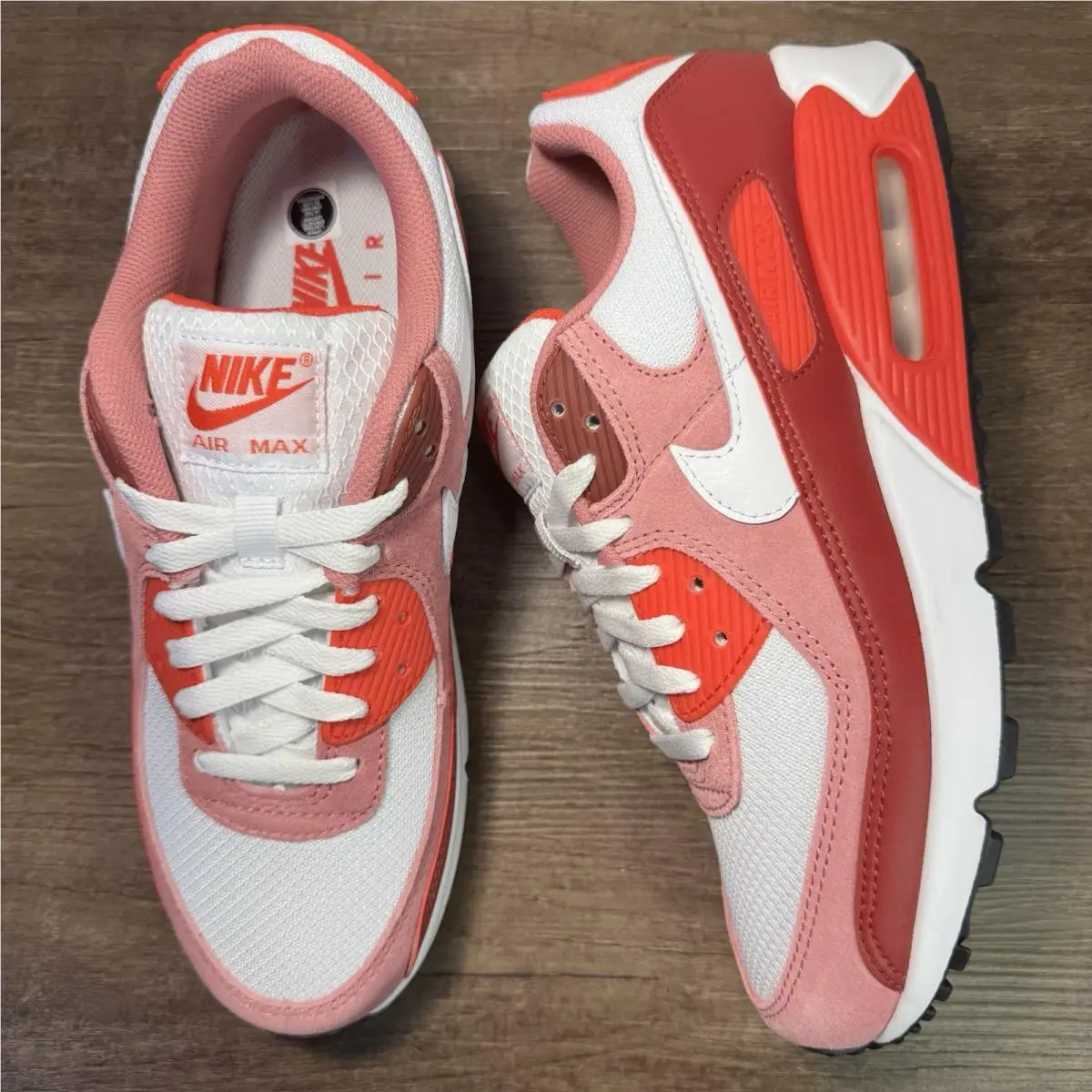 Nike Air Max 90 ‘peony/light Crimson’ Men’s Size 9 DM0029-600 - Red