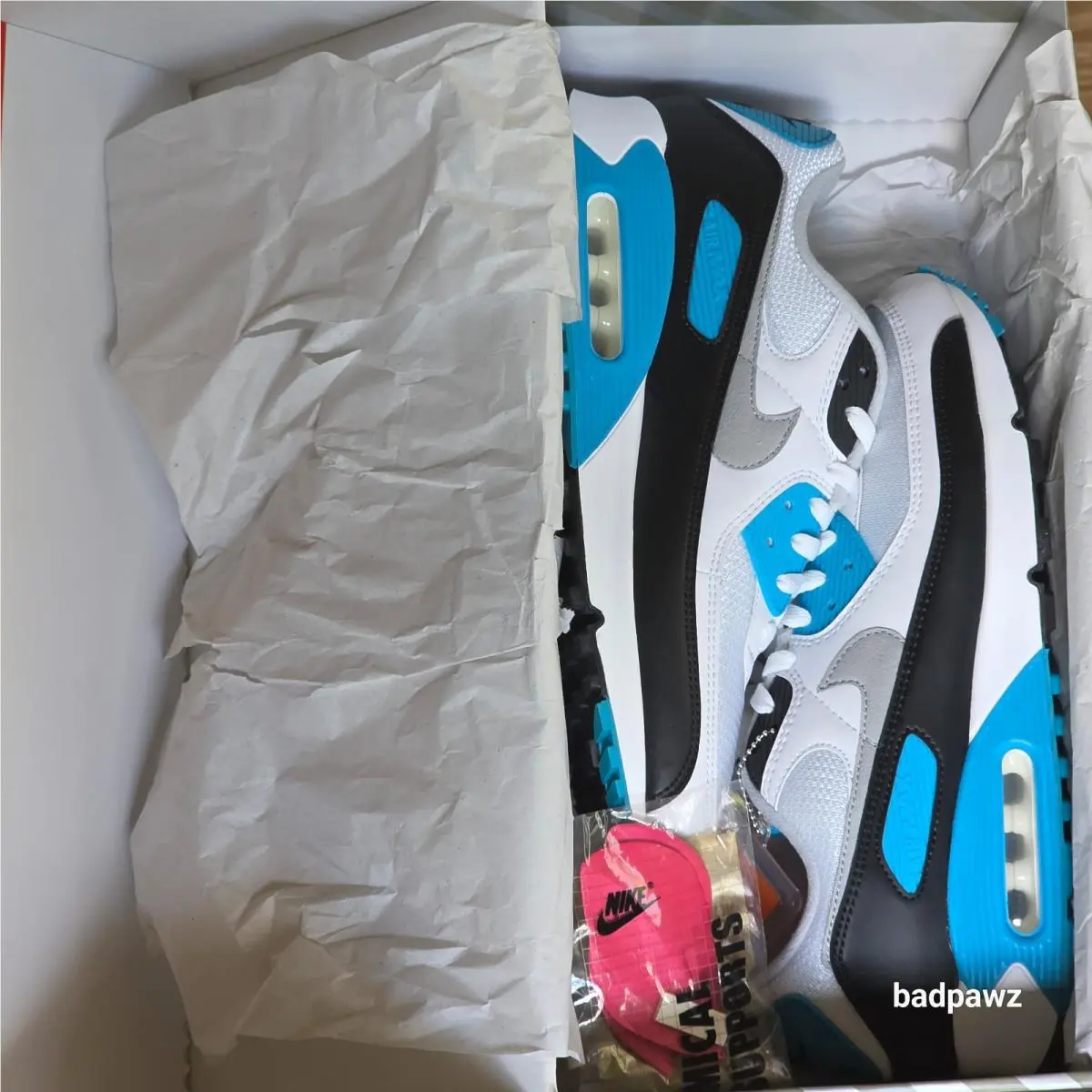 Men’s 11.5 Nike Air Max 90 ‘laser Blue’ 2020 Running Shoes Sneakers