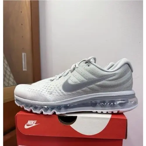 Nike Air Max 2017 Pure Platinum White 849560-009 Women`s Size 10