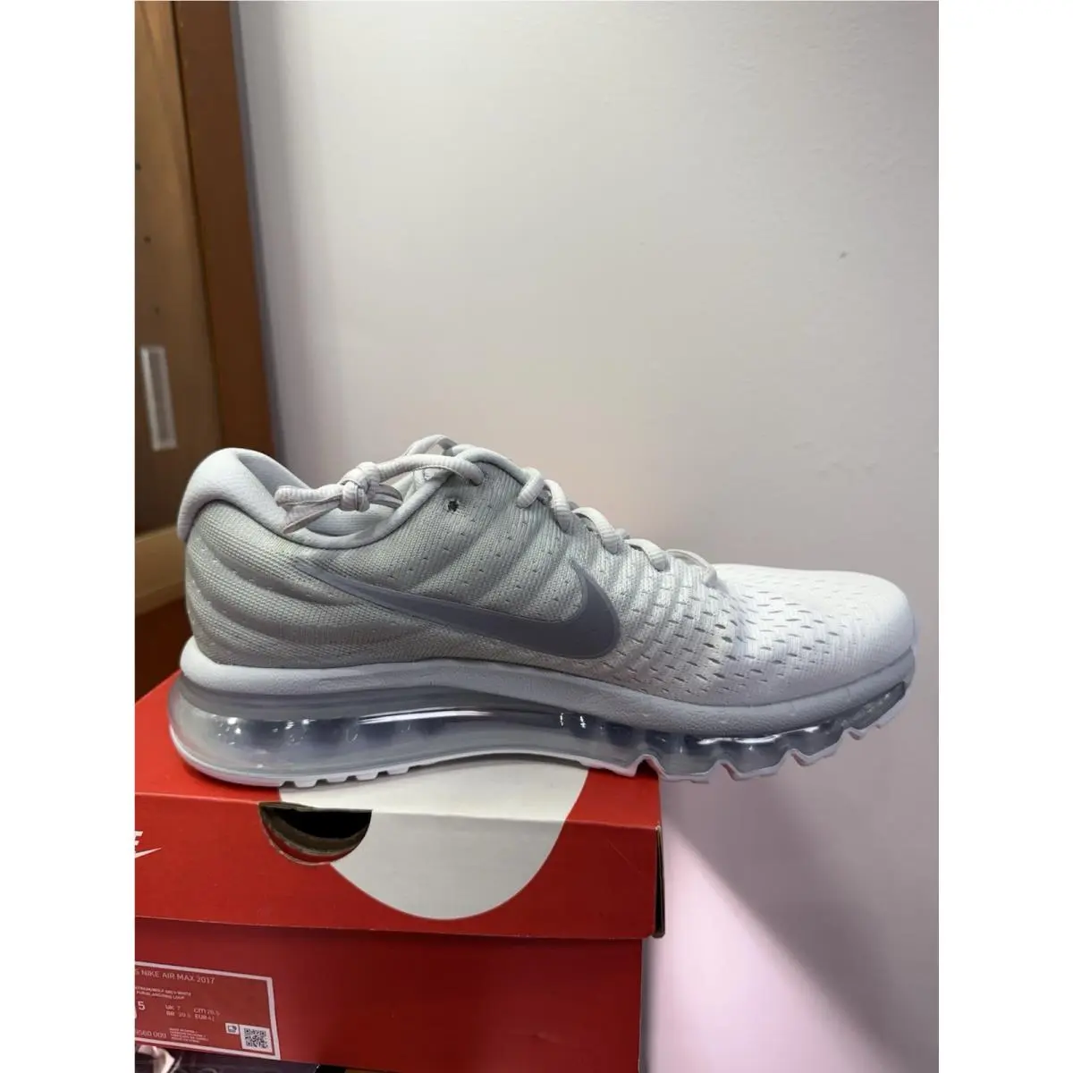 Nike shoes - W Nike Air Max 2017 - 849560-009 - Pure Platinum/Wolf Grey-White 3