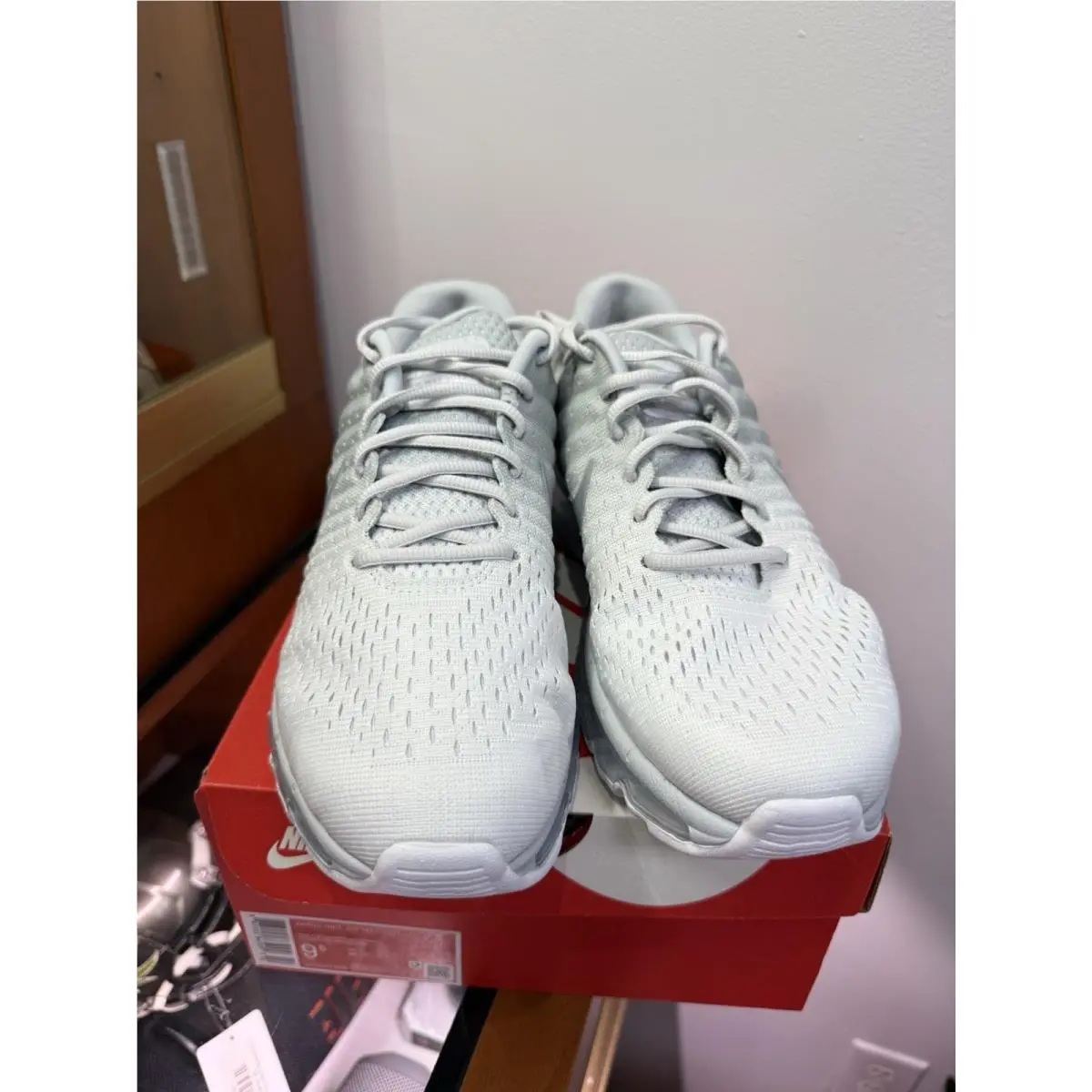 Nike shoes - W Nike Air Max 2017 - 849560-009 - Pure Platinum/Wolf Grey-White 4