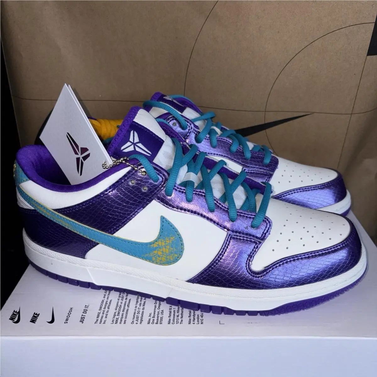 Kobe Bryant x Nike Dunk Protro Low Draft Day IM0586 500 Men`s Size 11