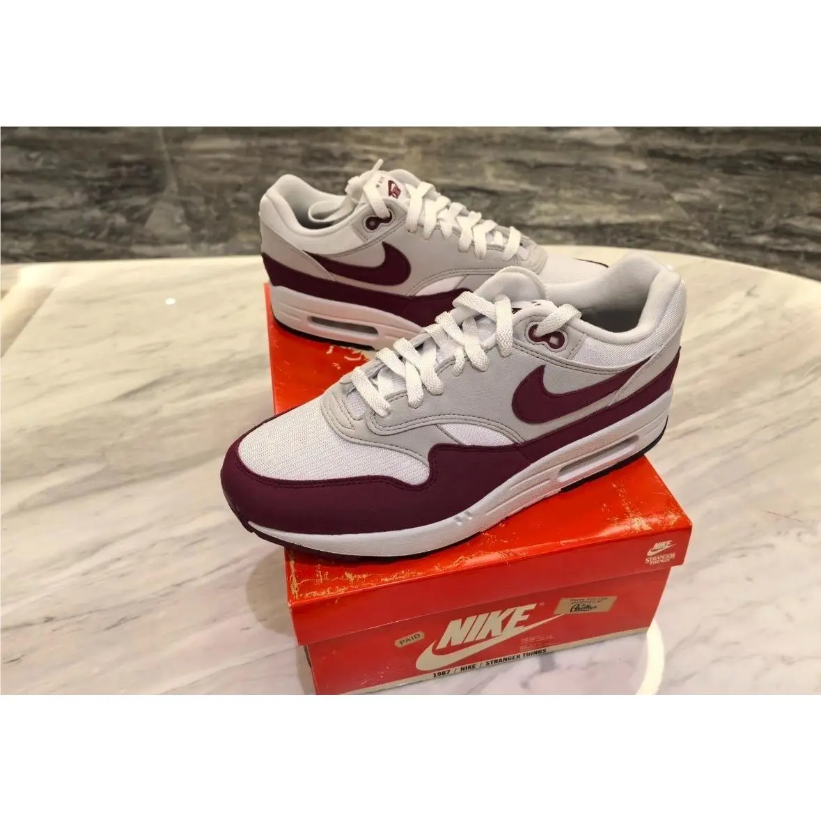 Nike shoes - Nike Air Max 1 - Air Max - IM3906-100 - White / Team Maroon / Neutral Grey / Black / Speed Red 0