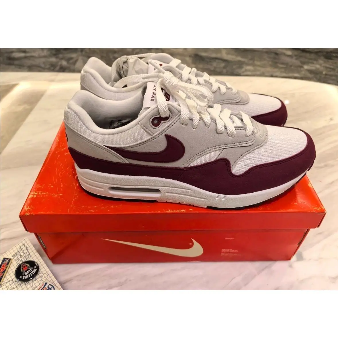 Nike shoes - Nike Air Max 1 - Air Max - IM3906-100 - White / Team Maroon / Neutral Grey / Black / Speed Red 3