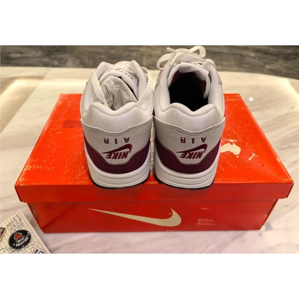 Nike shoes - Nike Air Max 1 - Air Max - IM3906-100 - White / Team Maroon / Neutral Grey / Black / Speed Red 4