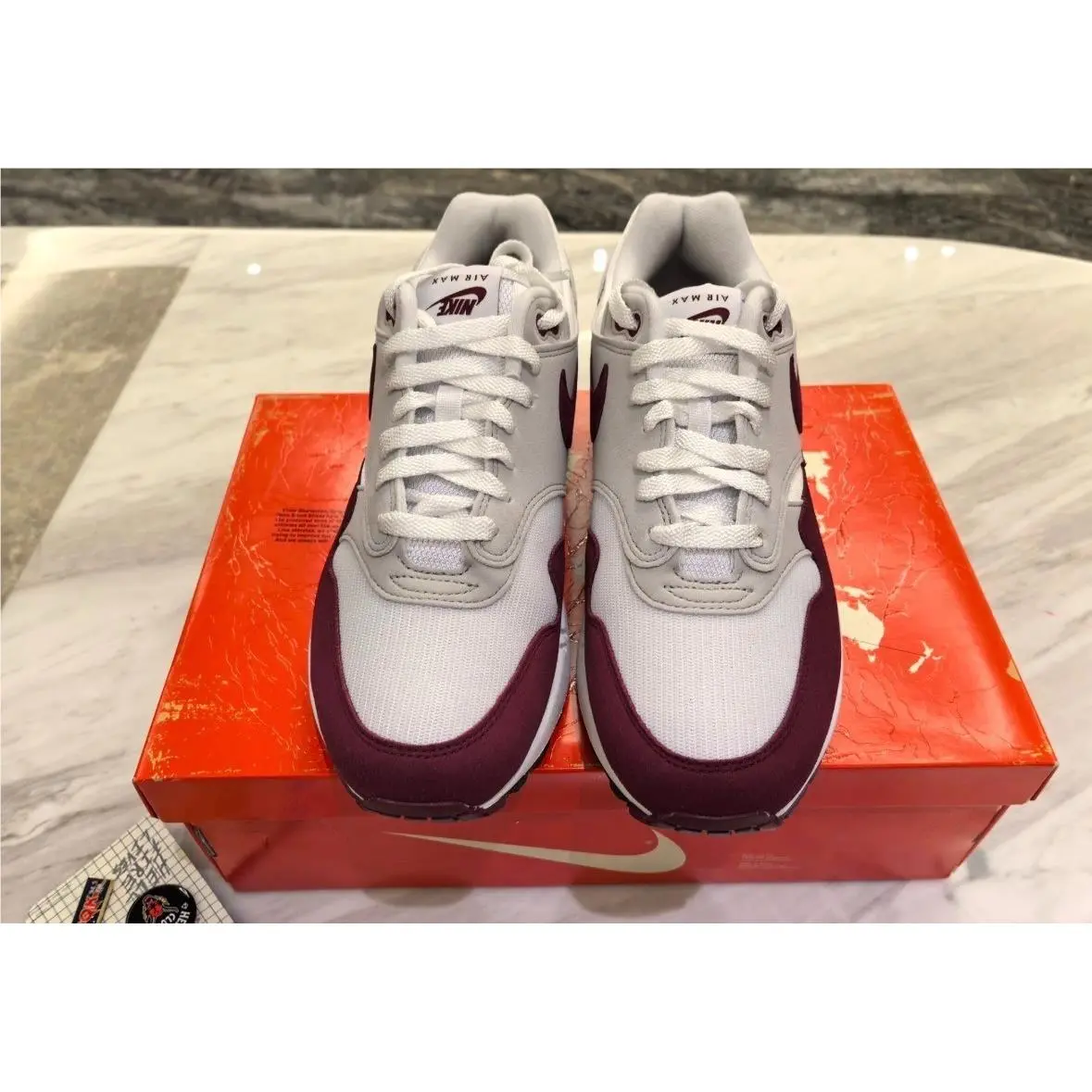 Nike shoes - Nike Air Max 1 - Air Max - IM3906-100 - White / Team Maroon / Neutral Grey / Black / Speed Red 6