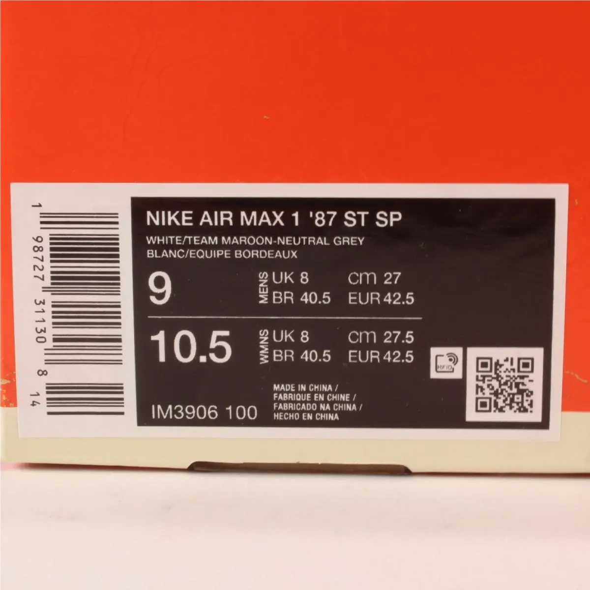 Nike shoes - Nike Air Max 1 - Air Max - IM3906-100 - Red 10