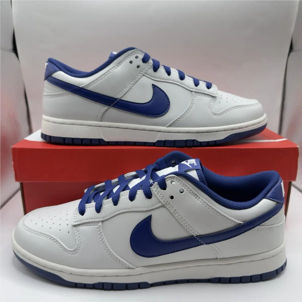 Nike Dunk Low Retro Summit White Royal Blue HF5441 117 Mens US Size 10