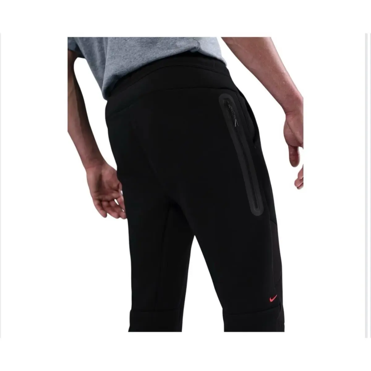 Nike clothing - Nike Tech - Tech - IH4303010 - Black Crimson 1