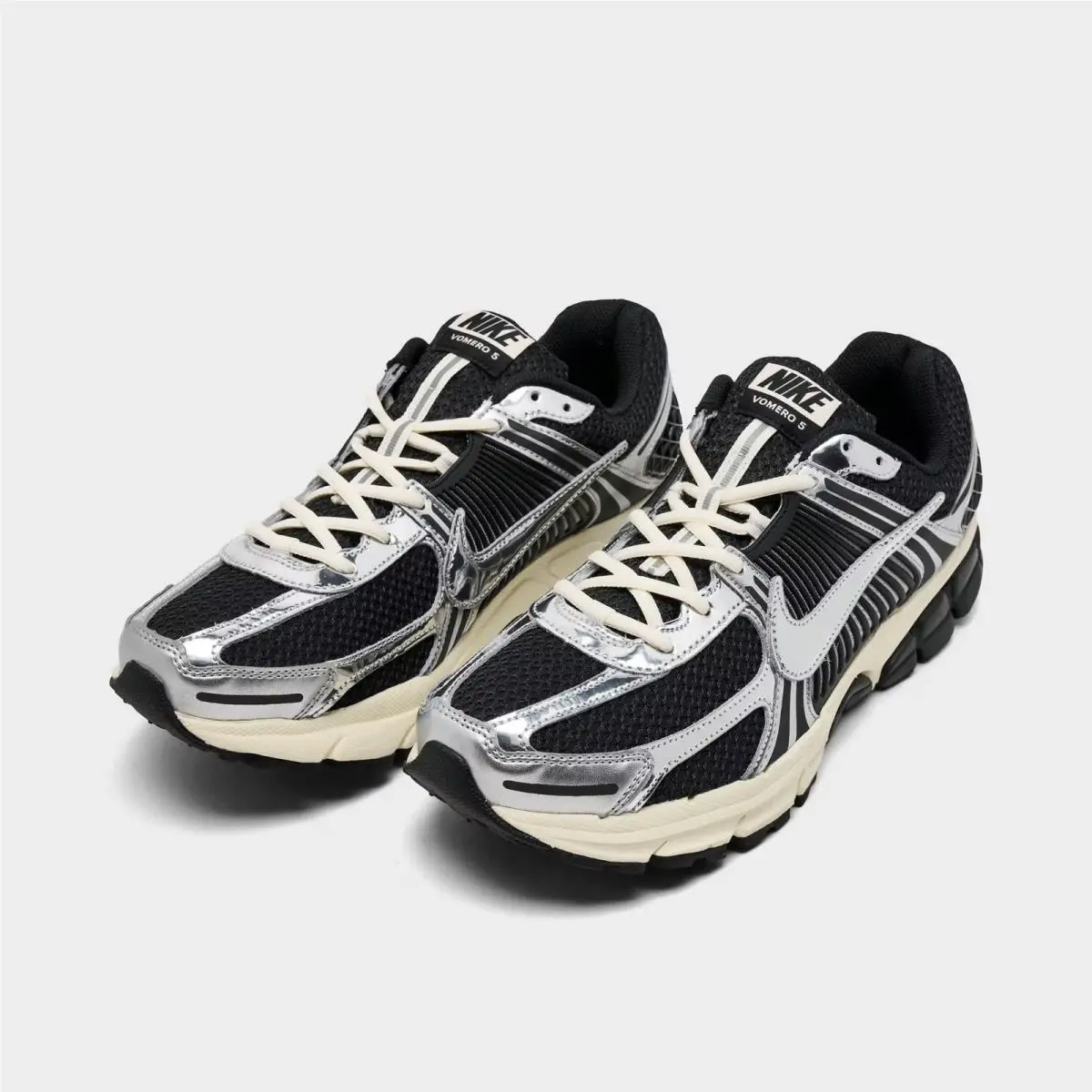 Nike shoes - IM3486 003 - Black/Metallic Silver/Coconut Milk/Chrome 5