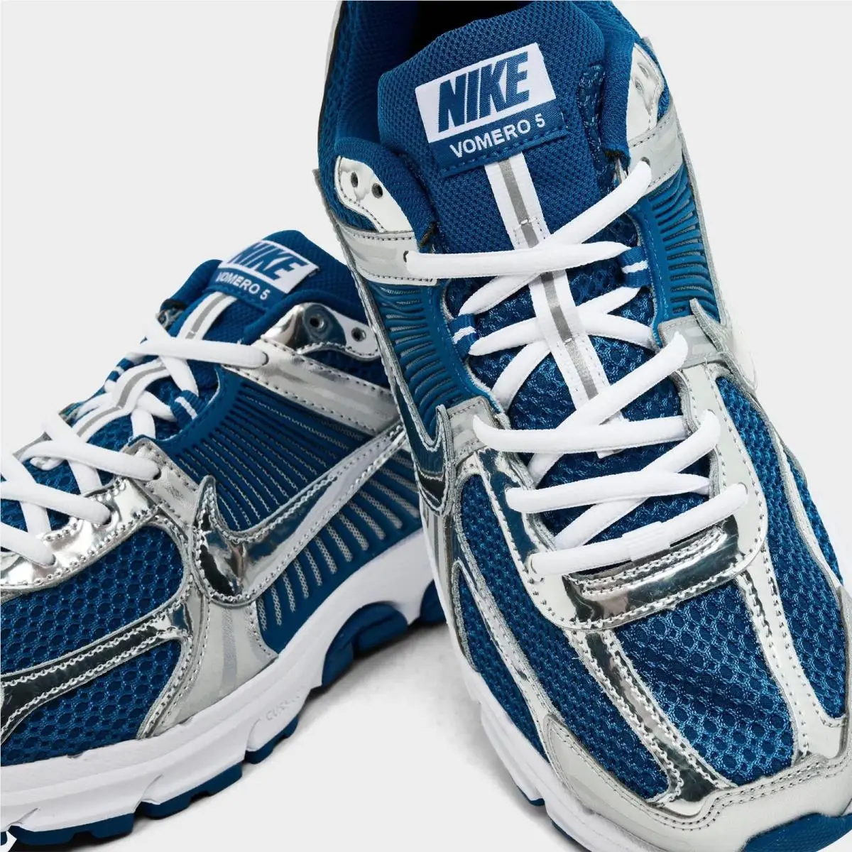 Nike shoes - IQ9392 476 - Court Blue/White/Metallic Silver 0