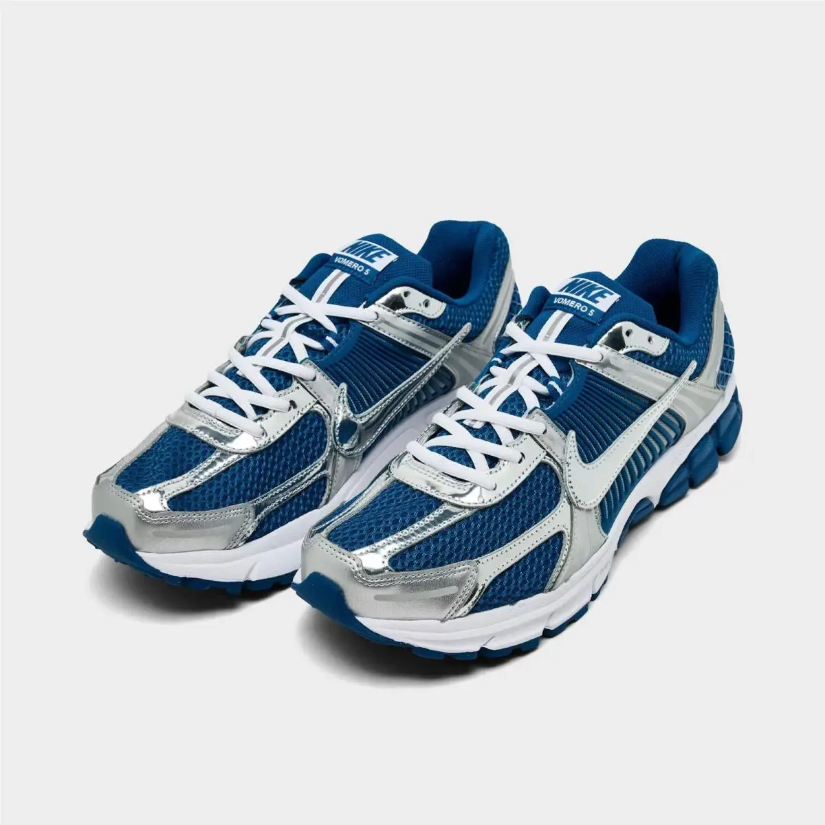 Nike shoes - IQ9392 476 - Court Blue/White/Metallic Silver 5