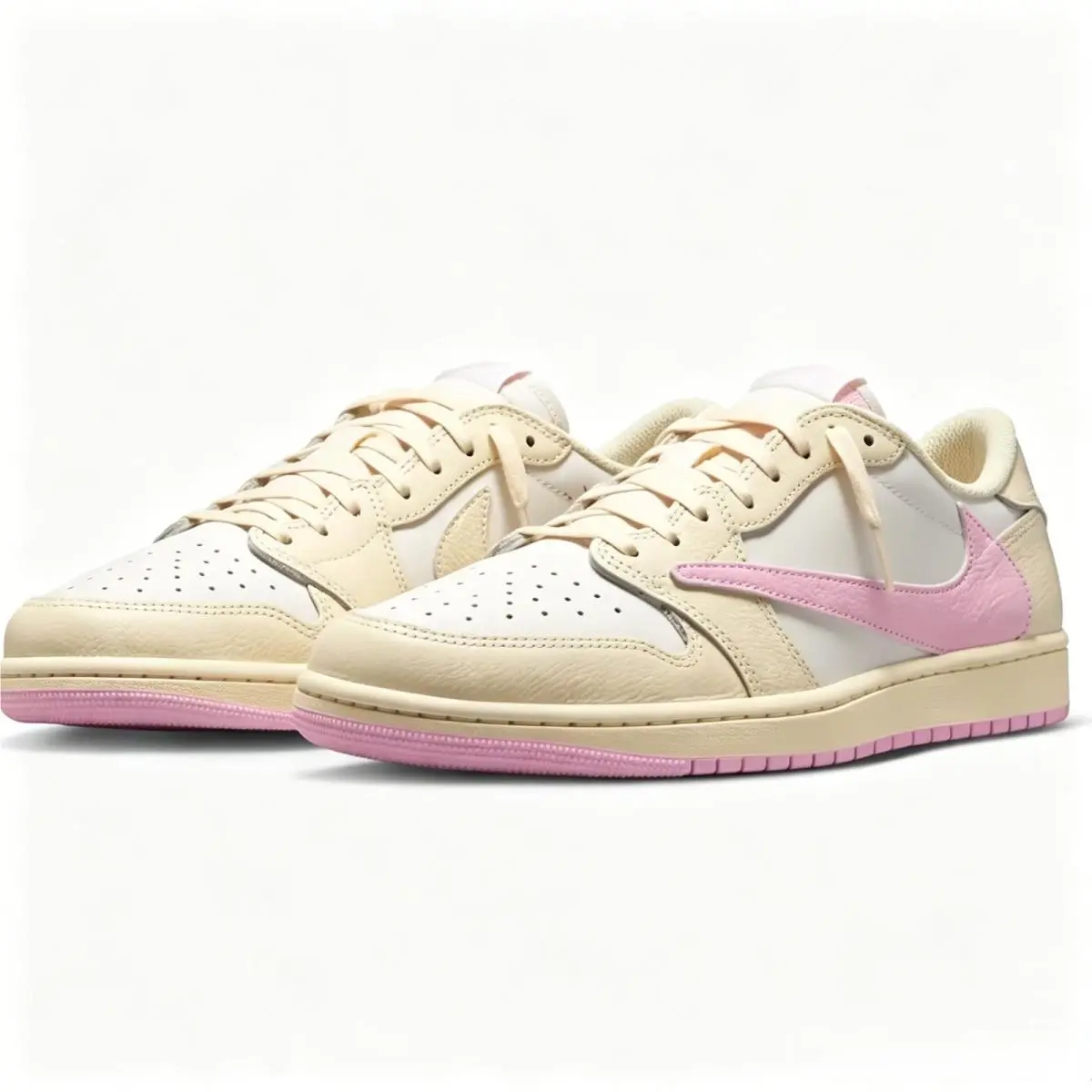 Nike shoes - Nike Air Jordan 1 Retro Low OG SP Travis Scott Shy Pink - IQ7604-100 - Pink 0