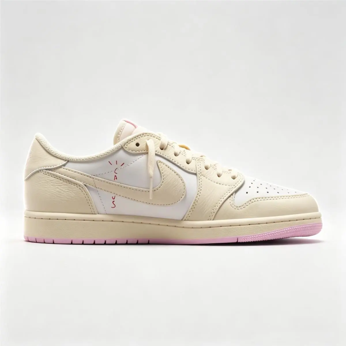 Nike shoes - Nike Air Jordan 1 Retro Low OG SP Travis Scott Shy Pink - IQ7604-100 - Pink 2