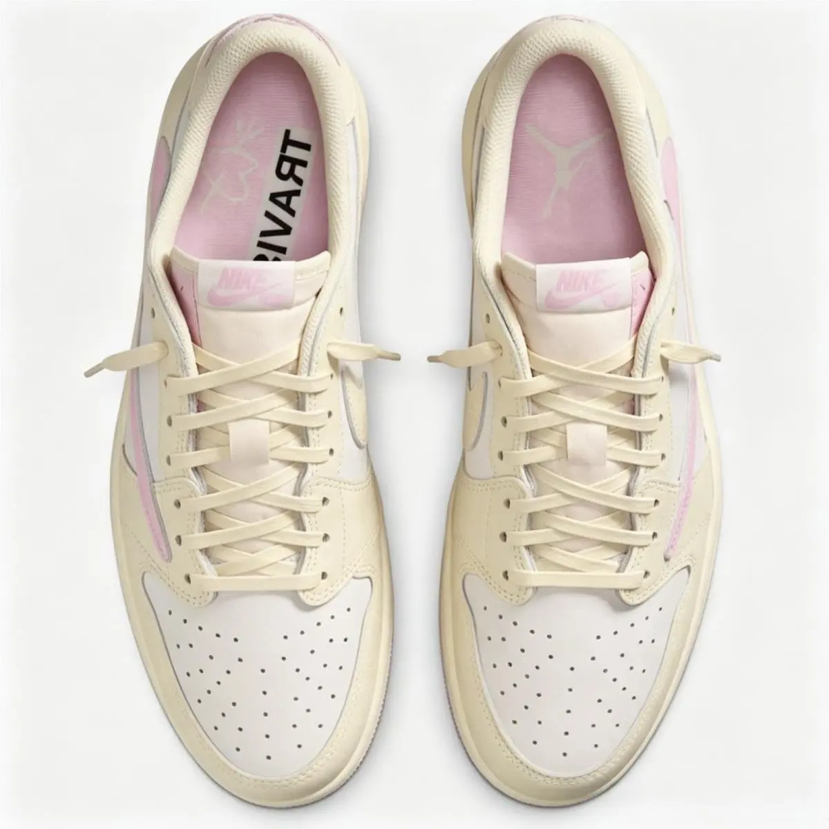 Nike shoes - Nike Air Jordan 1 Retro Low OG SP Travis Scott Shy Pink - IQ7604-100 - Pink 3