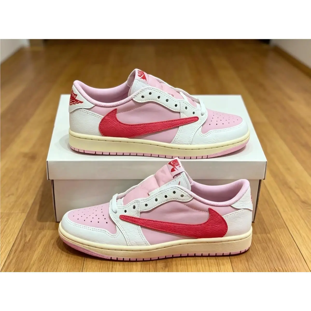 Nike Air Jordan 1 Low OG Travis Scott Tropical Pink IQ7604-101 Men’s Size 5-14
