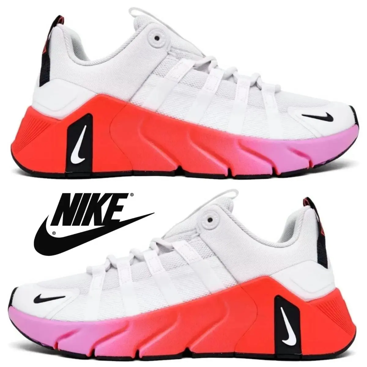 Nike shoes - Nike - White, Manufacturer: White/Black/Light Crimson 13