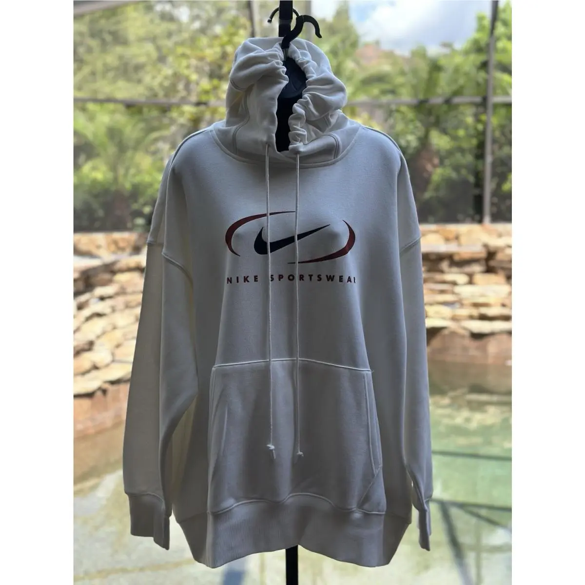Nike Sportswear Oversized Fleece Hoodie XL FN7698‑133