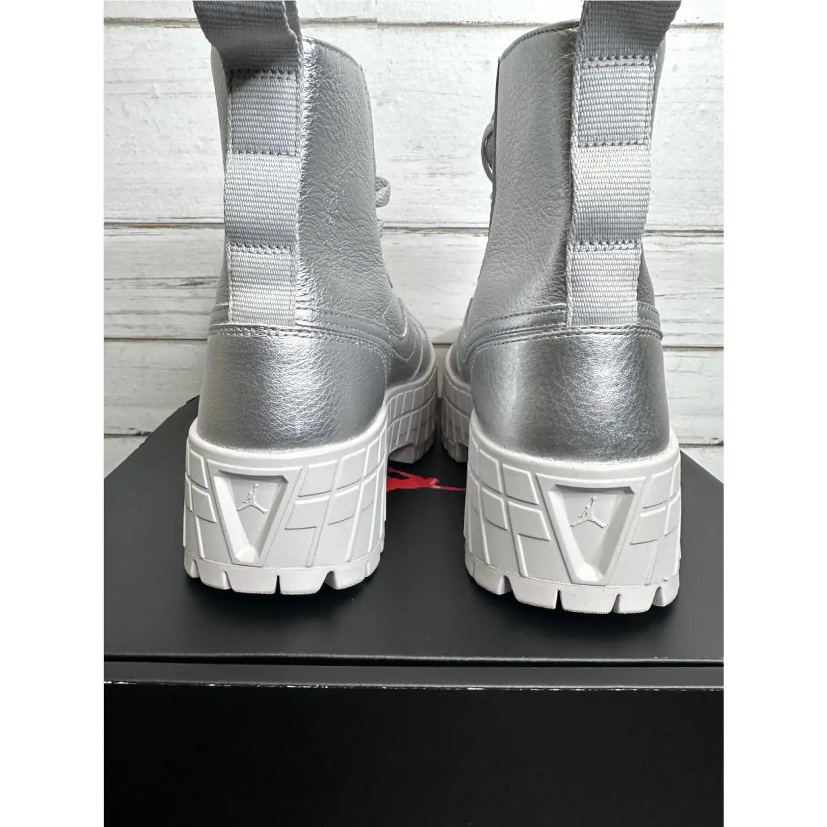 Nike shoes - Nike Air Jordan 1 - Air - FJ5737-002 - Metallic Silver/Metallic Silver-Neutral Grey 12