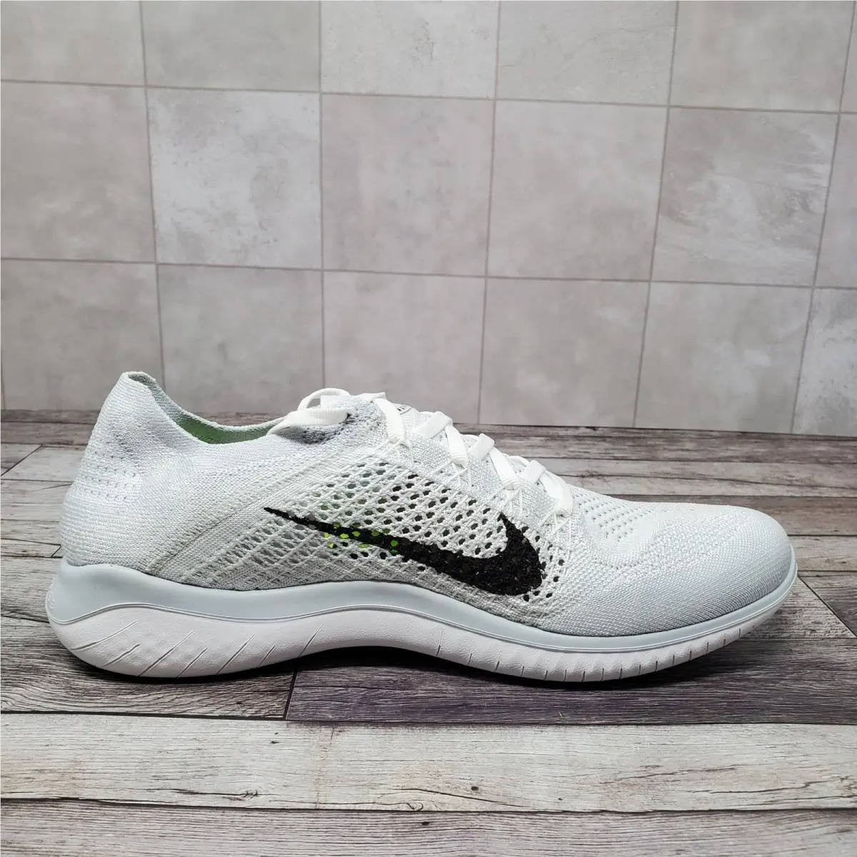 Nike shoes - Nike Free RN Flyknit 2018 - 942839-100 - White 4