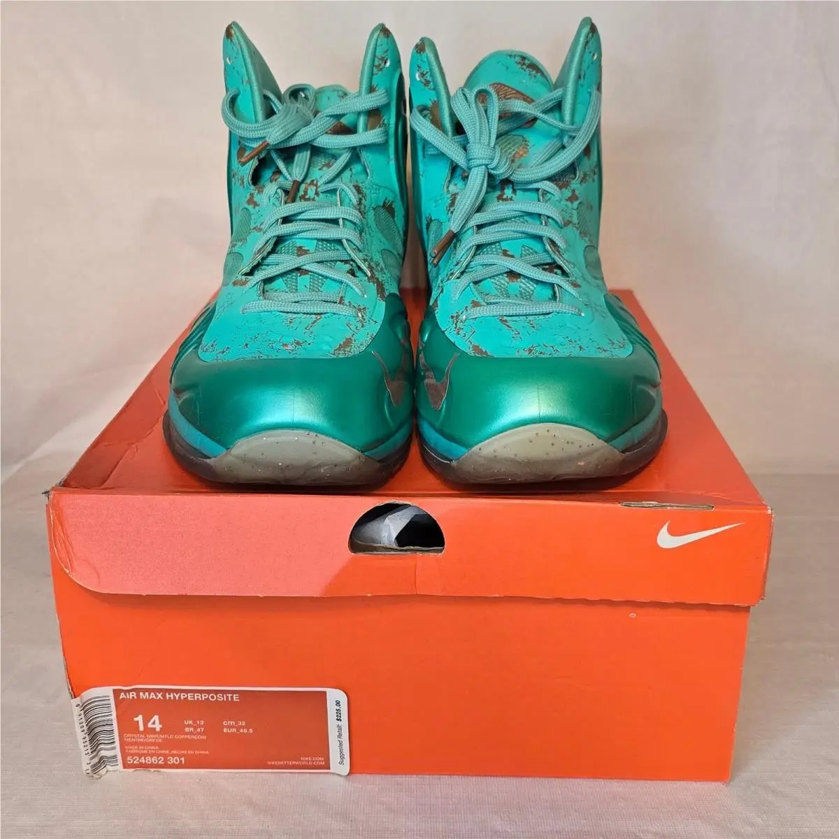 Nike shoes - Nike Air Max Hyperposite - Air Max Hyperposite - 524862 301 - Green 3