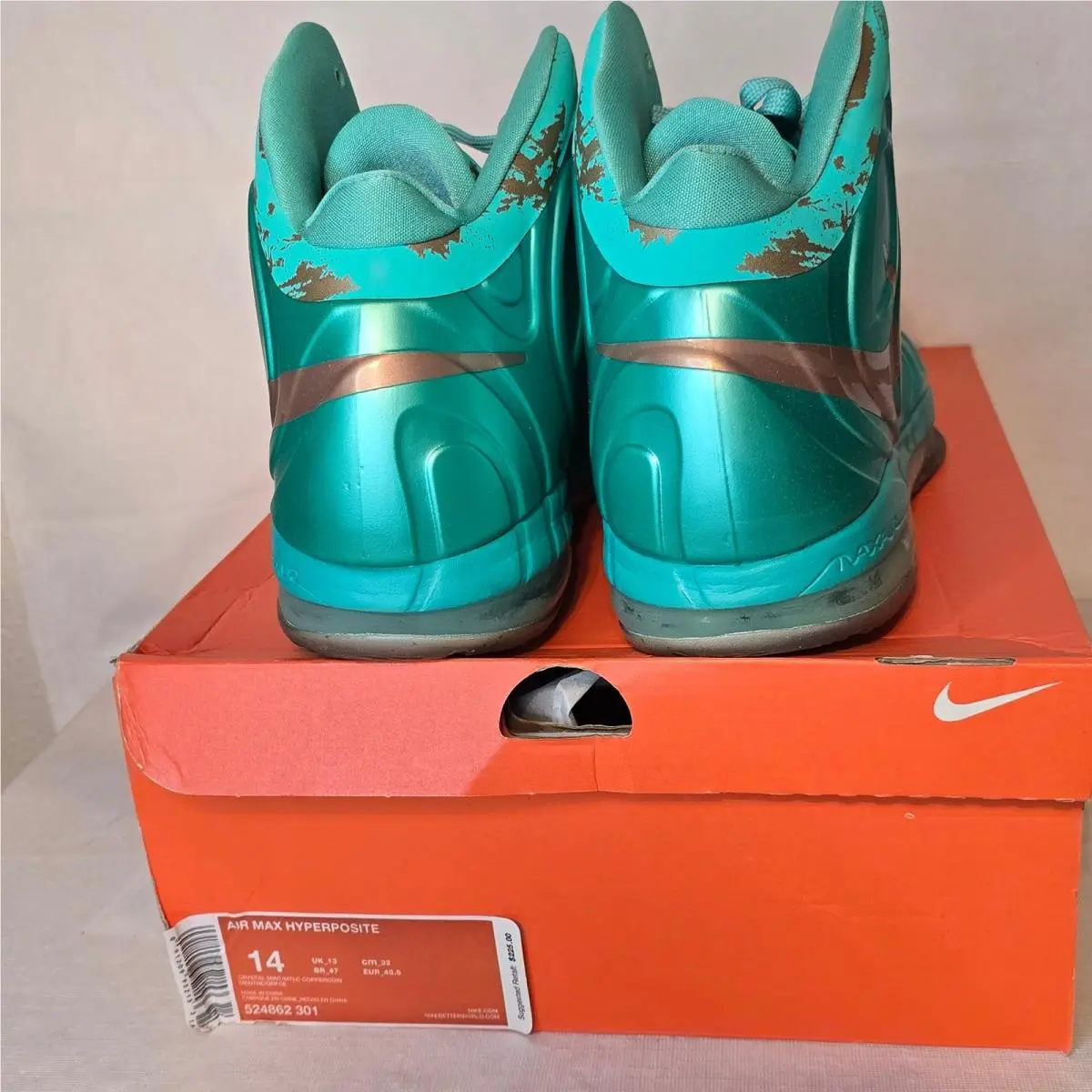 Nike shoes - Nike Air Max Hyperposite - Air Max Hyperposite - 524862 301 - Green 4