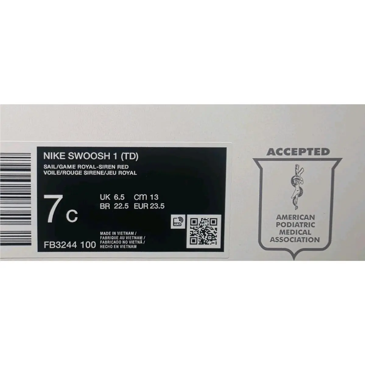 Nike shoes - Nike Swoosh 1 Baby - Swoosh Baby - FB3244-100 - Sail 11