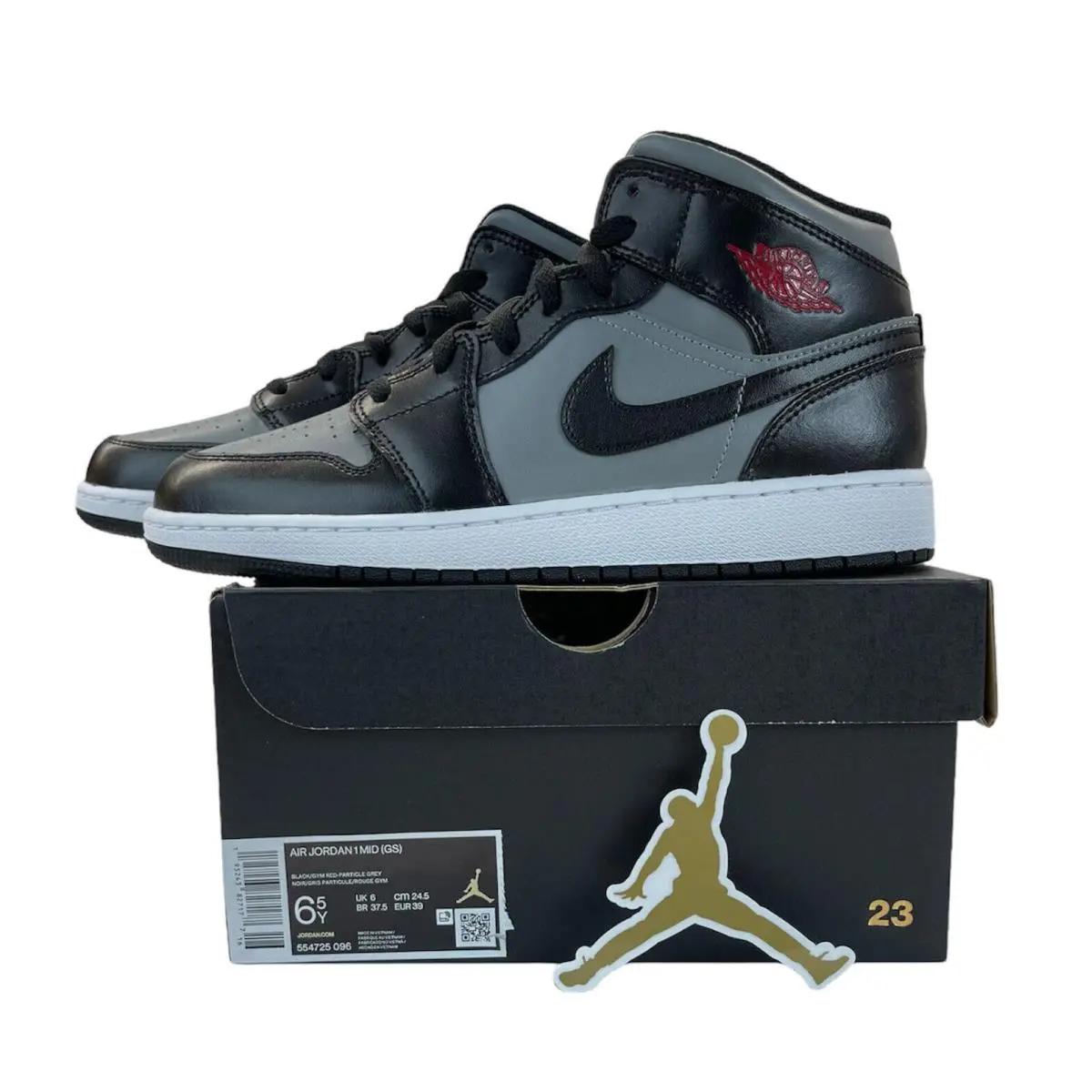 Nike shoes - Jordan 1 Mid - Mid - 654725-096 - Black 2