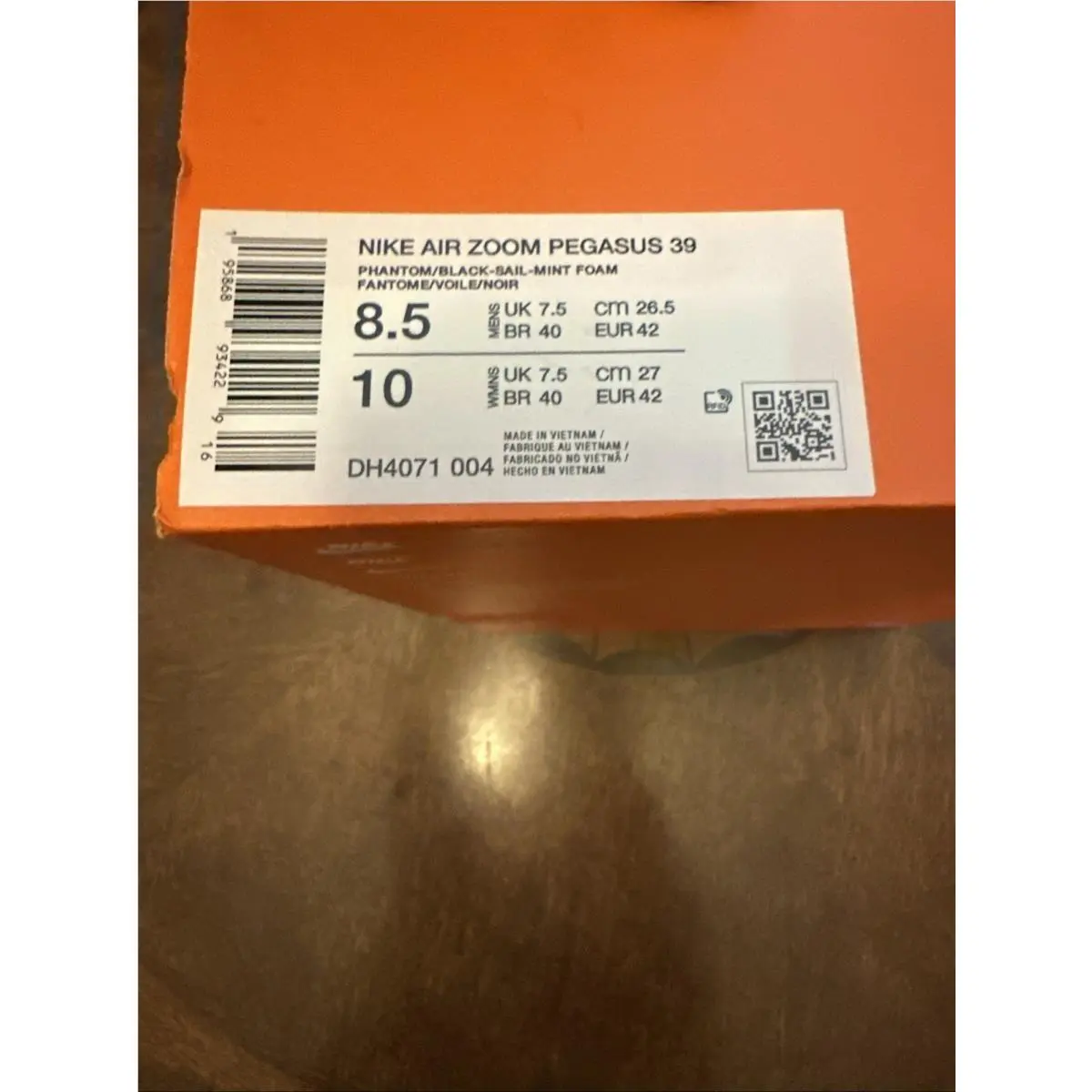 Nike shoes - Nike Air Zoom Pegasus 39 - White 8