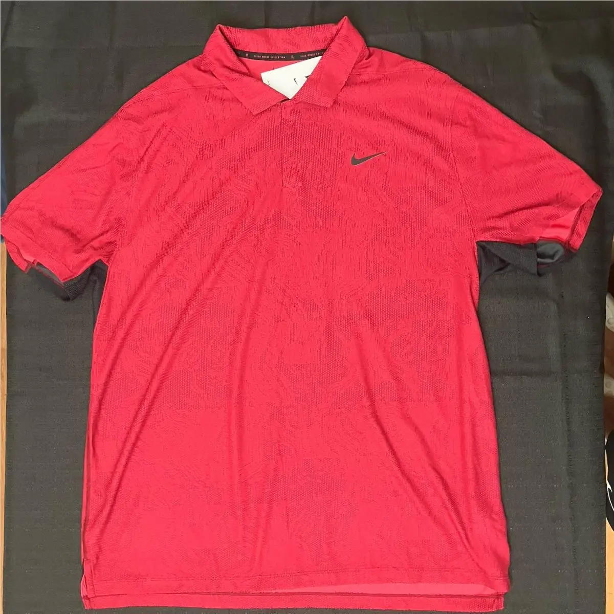 Nike clothing - TIger Woods ADV First Major Win Anniversary Polo - Sunday Red Black 7