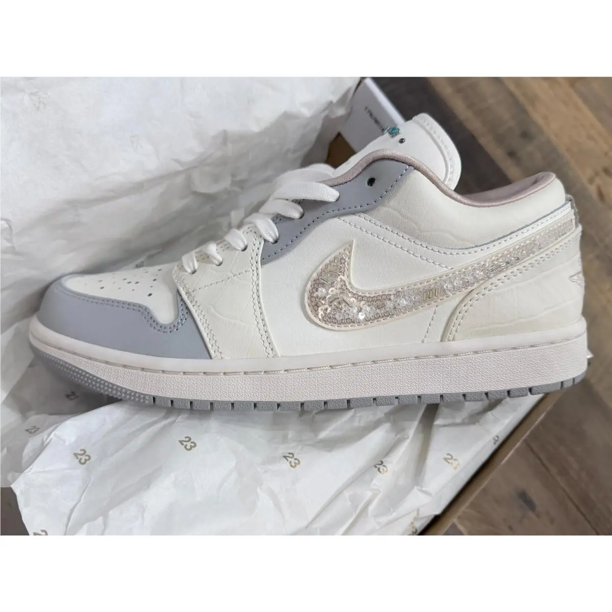 Nike shoes - Air Jordan 1 - Air - IH7323-100 - Sail/Off Noir/Light Smoke Grey/Soft Pearl 0