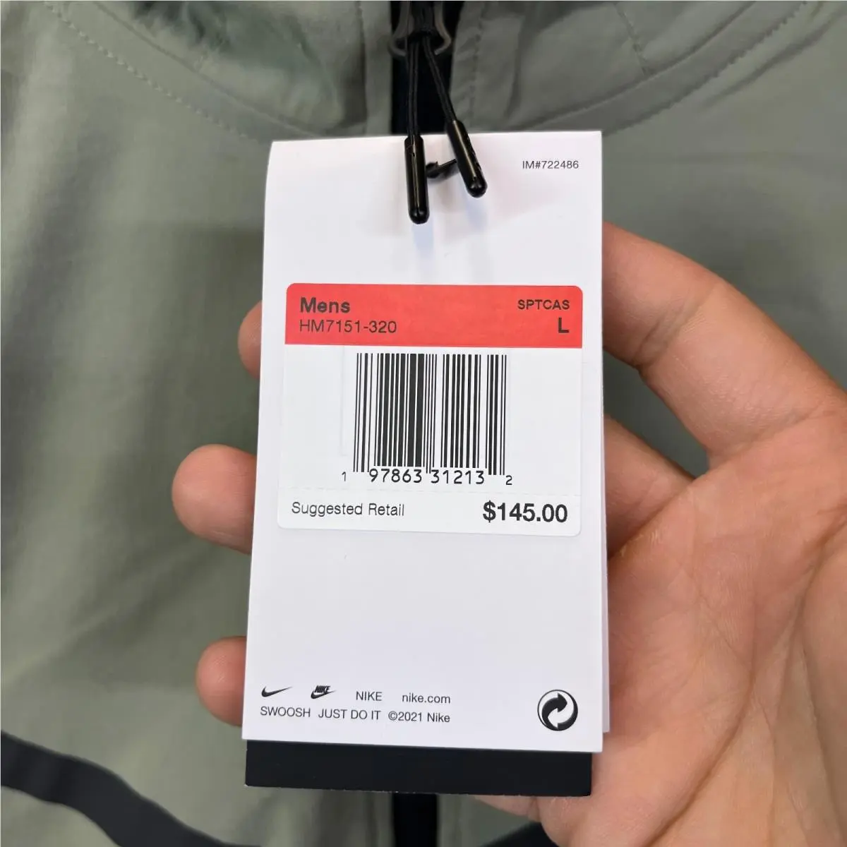 Nike clothing - Nike Tech Woven Windrunner - Tech Woven Windrunner - Green (UPC: 197863312132) 6