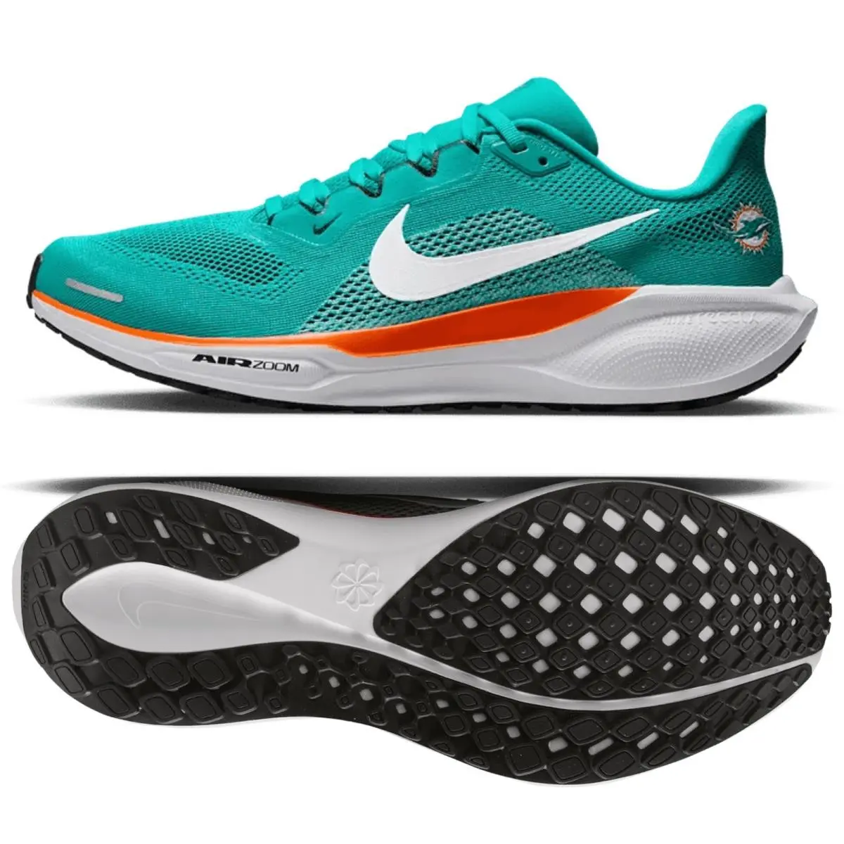 Nike Air Zoom Pegasus 41 Nfl Miami Dolphins IB3200-300 Men`s Running Shoes Sz 7