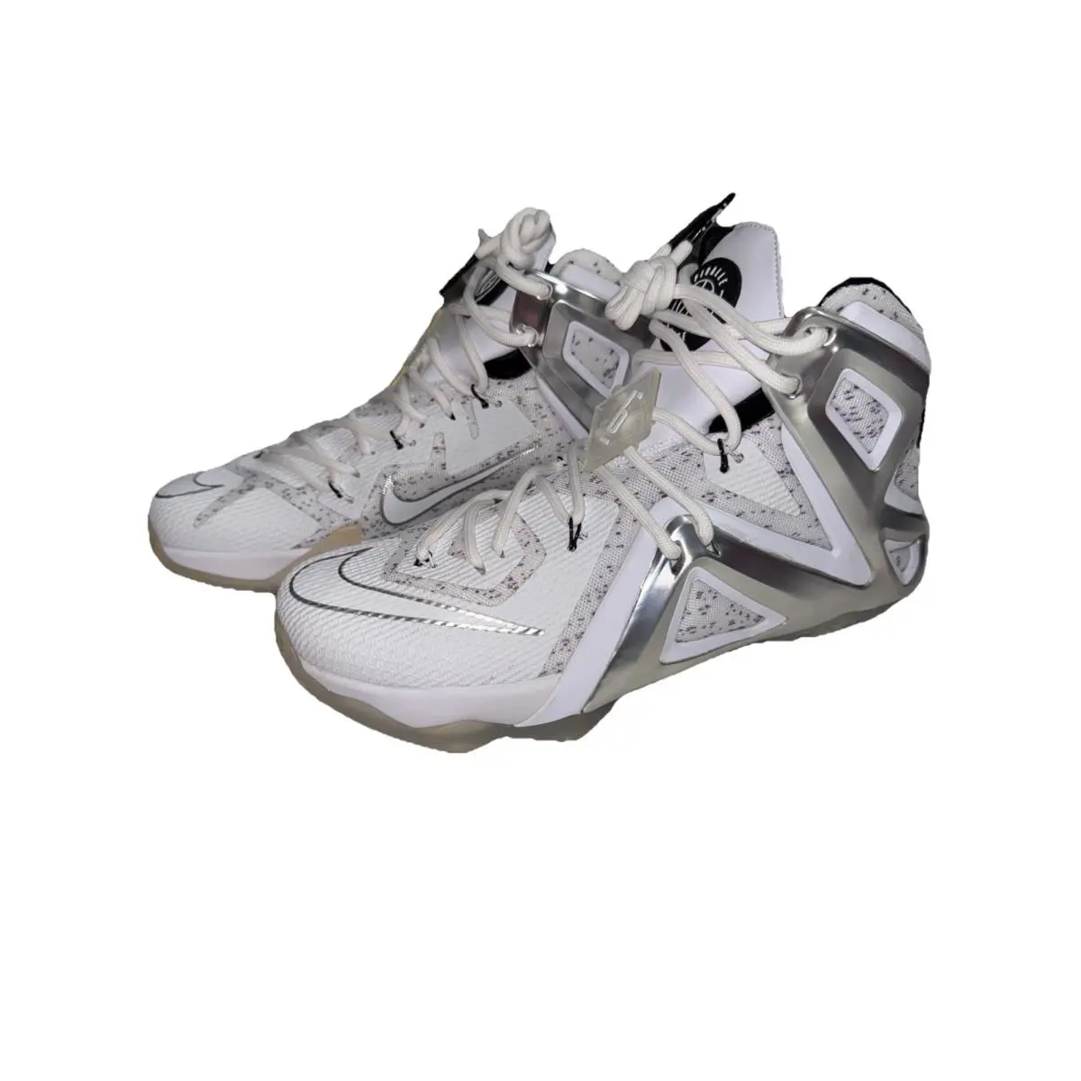 Nike shoes - Lebron XII - Lebron XII - 806951-100 - White (UPC: 0888410040676) 4