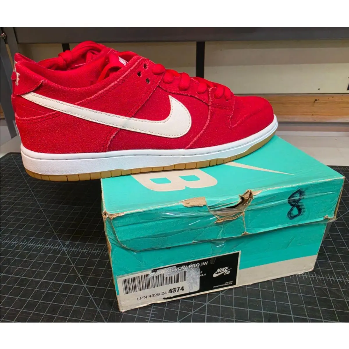 Nike shoes - Nike Dunk Low - Dunk Low - Red 5