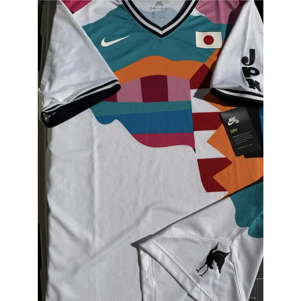 Nike SB x Parra Japan Federation Kit Jersey Olympic Top Size Small CU0011-100
