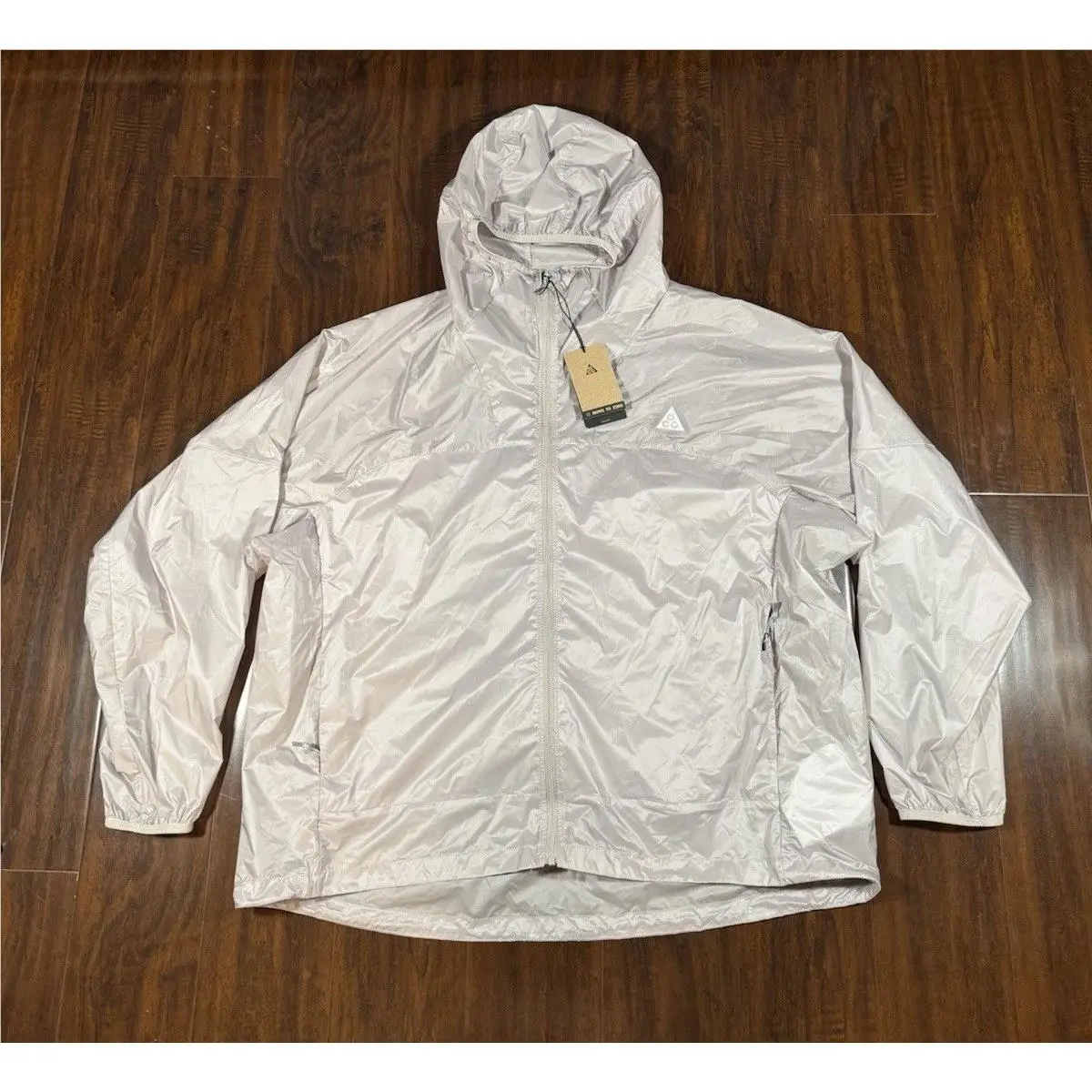 Nike Cinder Cone Acg Windproof Jacket Gray Men’s Sz 2XL DB0978-009