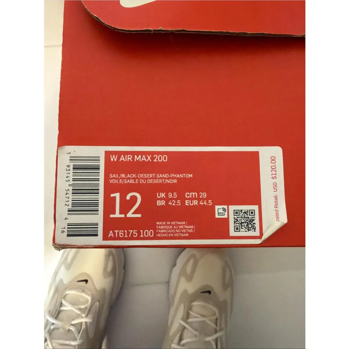 Nike shoes - Nike Air Max 200 - Air Max - AT6175-100 - White, Black, Multicolor (UPC: 00193145547124) 7