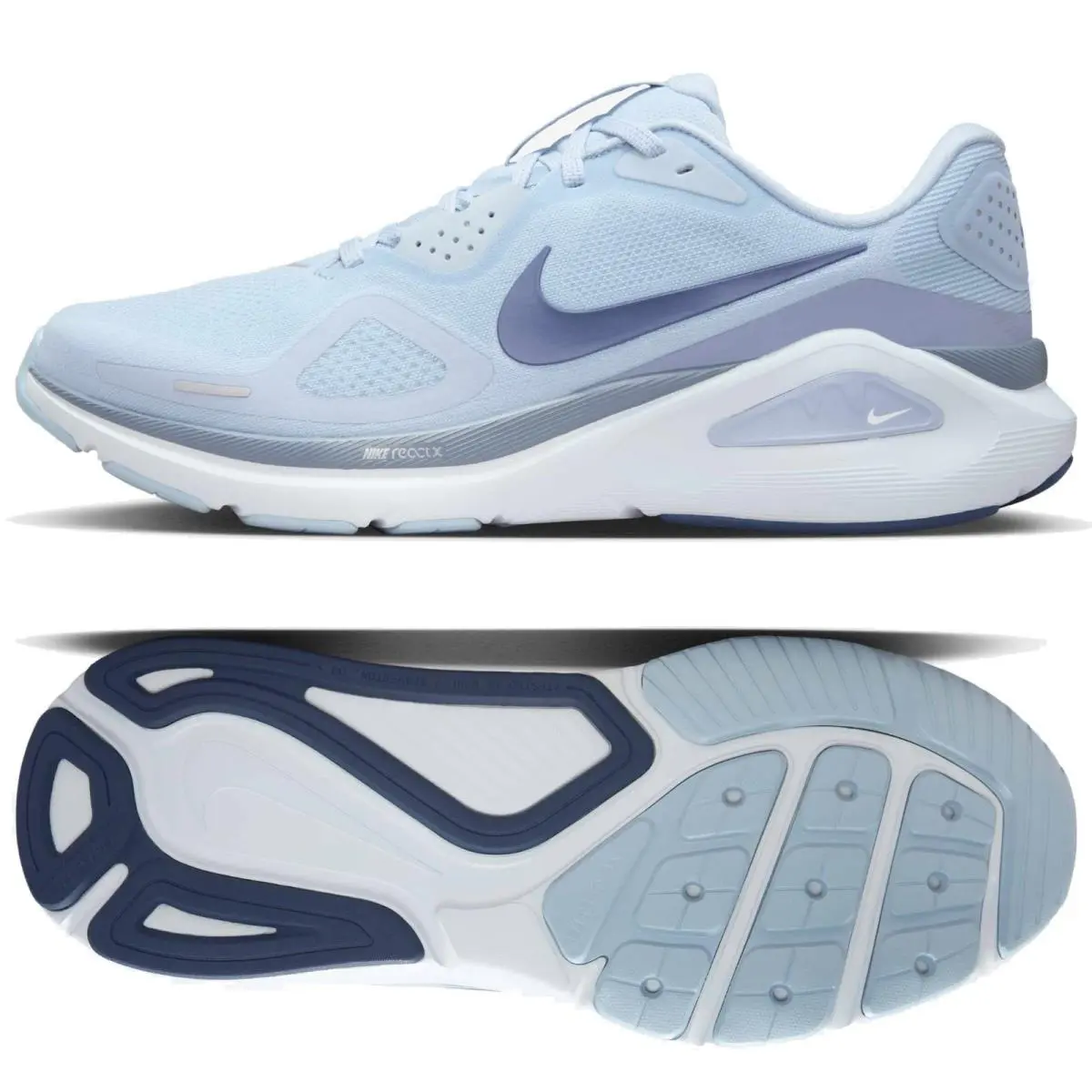 Nike Structure 26 Armory Blue/diffused Blue HJ1102-401 Men`s Running Shoes Sz 7