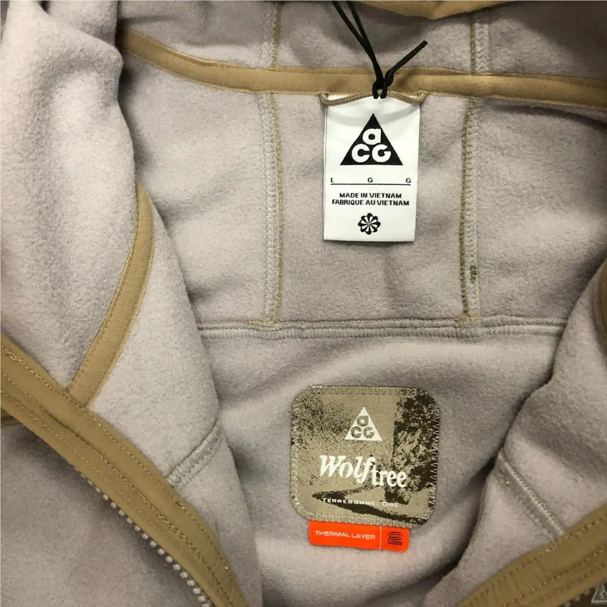 Nike clothing - Parachute Beige/College Grey-Summit White (UPC: 197860032552) 6