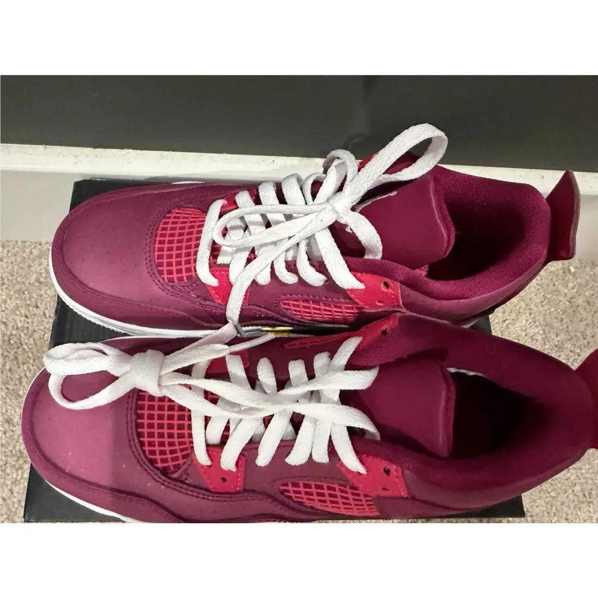Nike shoes - Air Jordan Retro 4 (PS) - BQ7671 661 - True Berry/Rush Pink-White 2