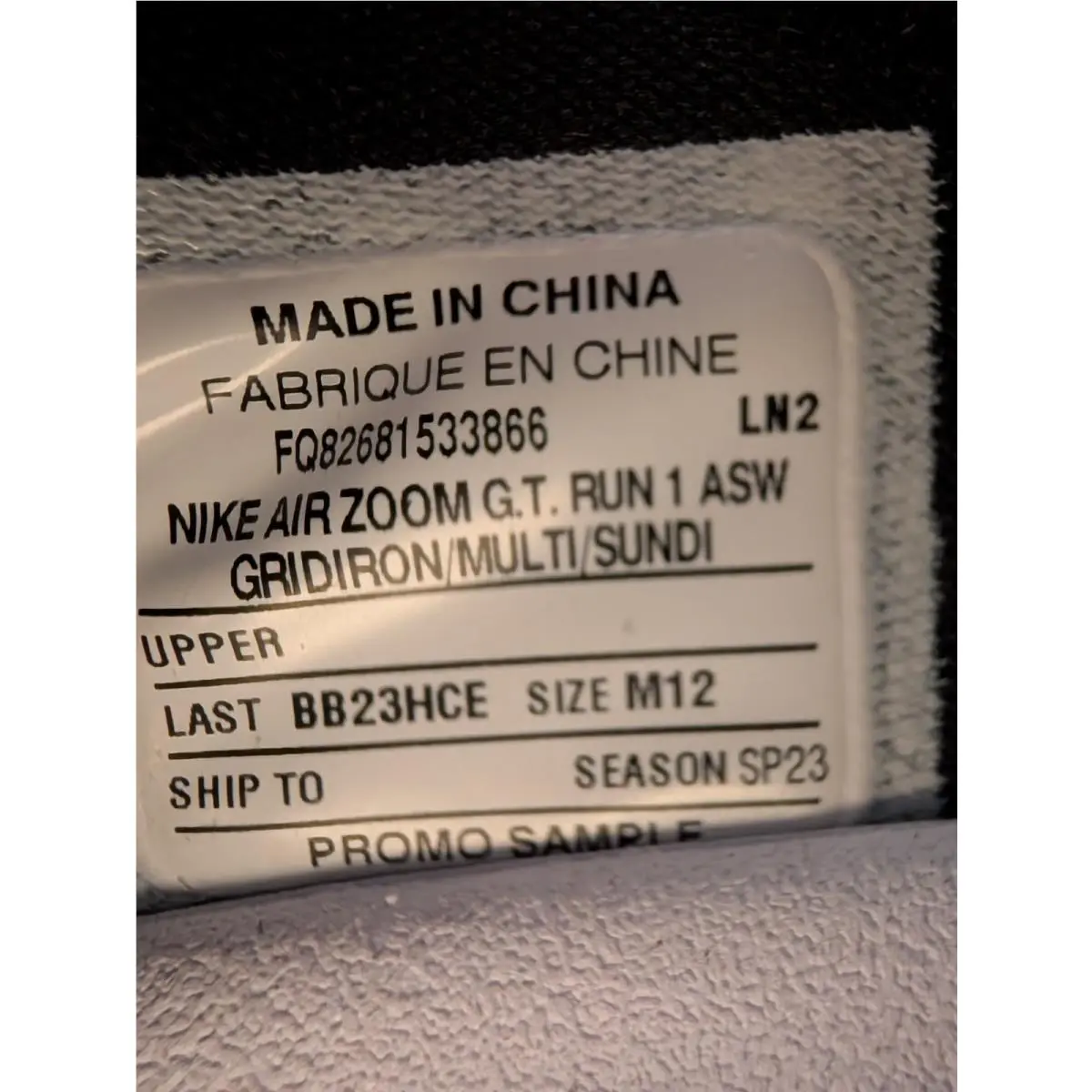 Nike shoes - Nike Air Zoom GT Run - Gridiron/Sundial-Amber 6