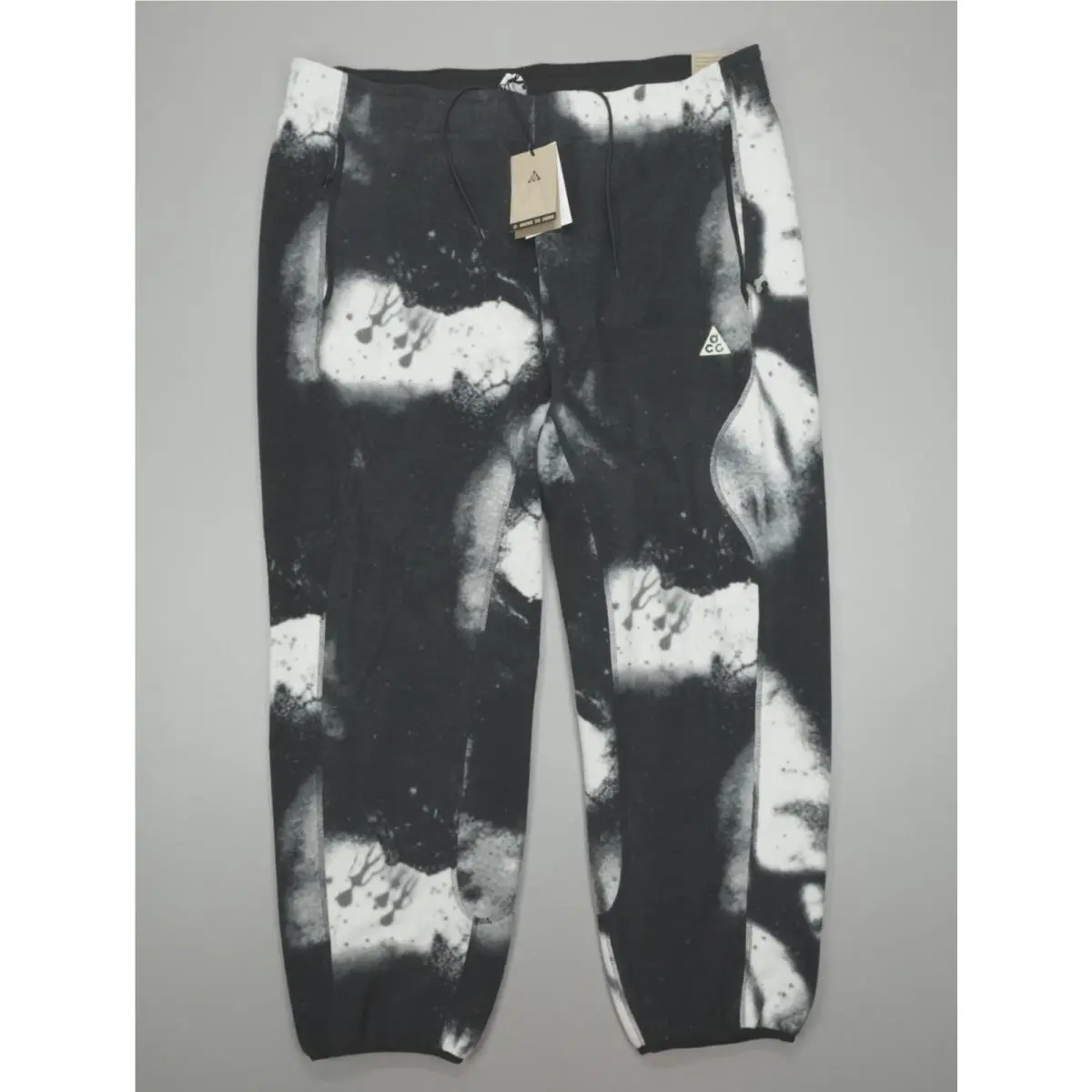 Acg Wolf Tree Polartec Fleece Pants Thermal Layer Black White 2XL IB3699 by Nike