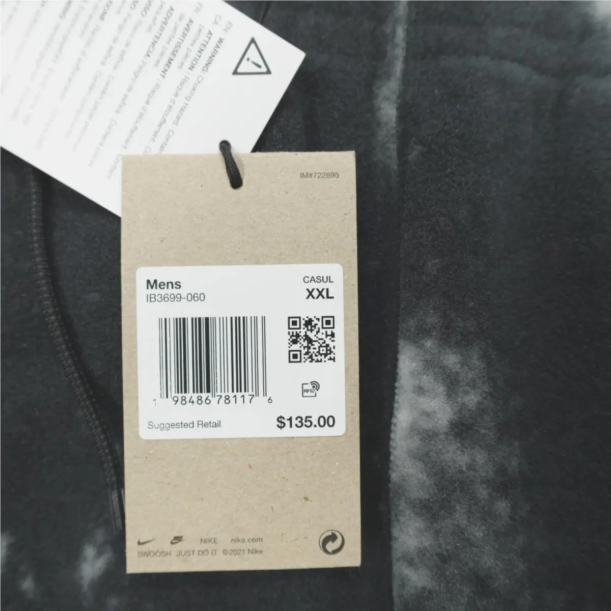Nike clothing - ACG Wolf Tree - ACG Wolf Tree - IB3699-060 - Black, Manufacturer: Anthracite/Black/Summit White/Light Green 1