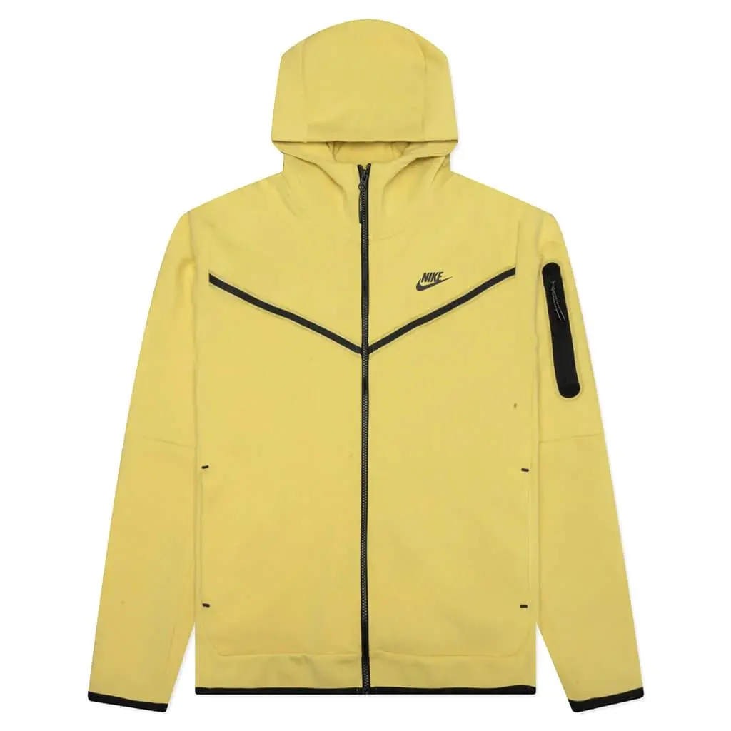 Tech Fleece Windrunner Full-zip Jacket CU4489-700 Yellow Men`s 3XL by Nike