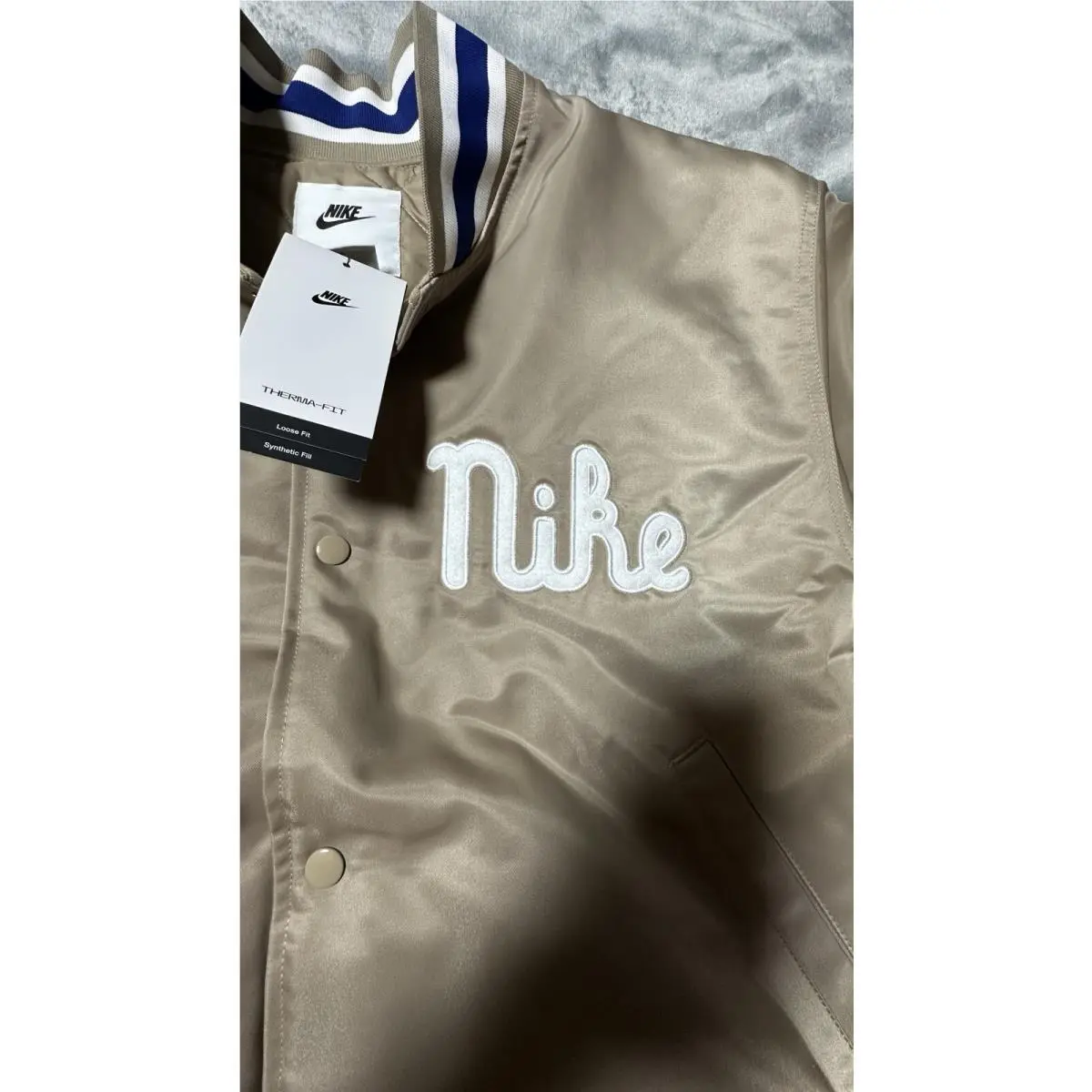 Nike clothing - Nike Dugout - Dugout - FQ7970247 - Khaki/Sail/Deep Royal Blue/Gym Red 5