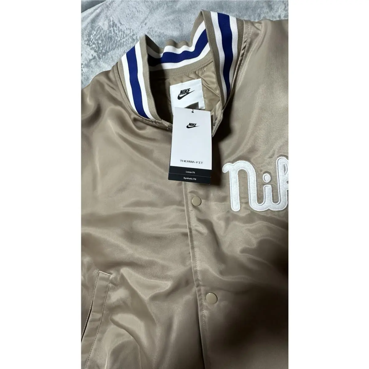 Nike clothing - Nike Dugout - Dugout - FQ7970247 - Khaki/Sail/Deep Royal Blue/Gym Red 6
