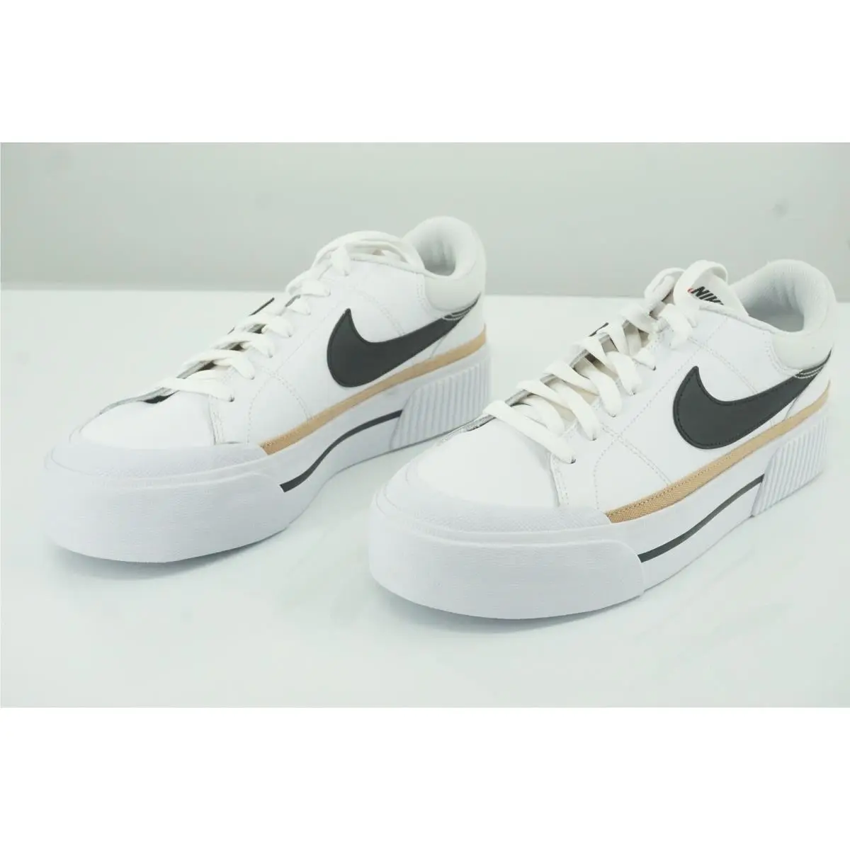 Nike shoes - Court Legacy Lift - Court Legacy Lift - White Black Hemp - White (UPC: 196149219165) 2